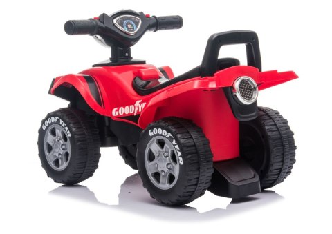 LEAN CARS Jeździk Quad Dźwięk Światła 551-G Czerwony