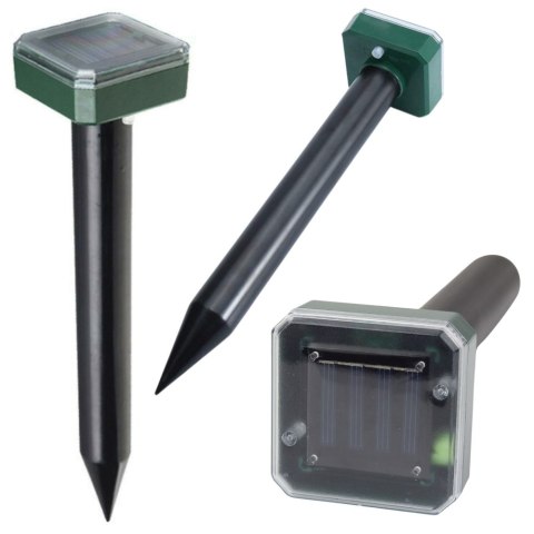 LEAN Solarny Odstraszacz Kretów Gryzoni Wbibracje Dźwiękowe 370m²