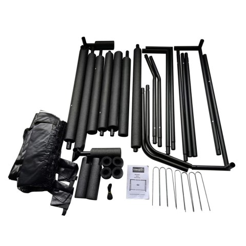 LEAN Sport Bramka Piłkarska Przenośna Dla Dzieci Metalowa 180x120x60cm