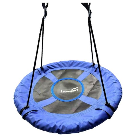 LEAN Sport Huśtawka Ogrodowa Bocianie Gniazdo Dla Dzieci Niebieska 80cm