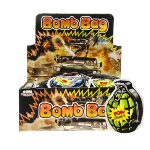 LEAN TOYS Bezpieczny Granat Hukowy Balon Samopompujący Dla Dzieci Zgnieć i Rzuć