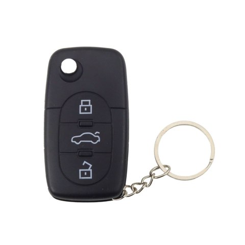 LEAN TOYS Brelok Pilot Samochodowy Latarka LED Razi Prądem 2w1