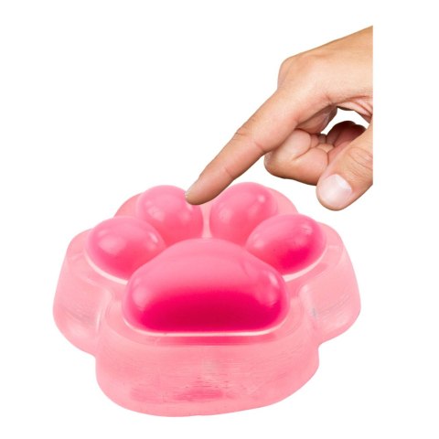 LEAN TOYS Gniotek Kocia Łapka Antystresowa Sensoryczna Squishy Różowa