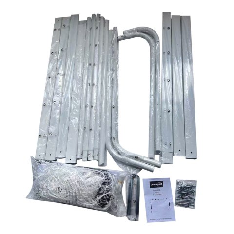 LEAN Toys Bramka Piłkarska Treningowa Z Kwadratowym Obramowaniem 300x200x110cm