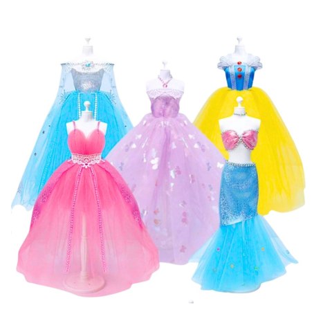 LEAN Toys Zestaw Kreatywny DIY Projektowanie Szycie Ubrań Dla Lalek