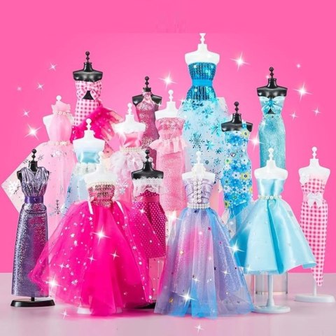 LEAN Toys Zestaw Kreatywny DIY Projektowanie Szycie Ubrań Dla Lalek