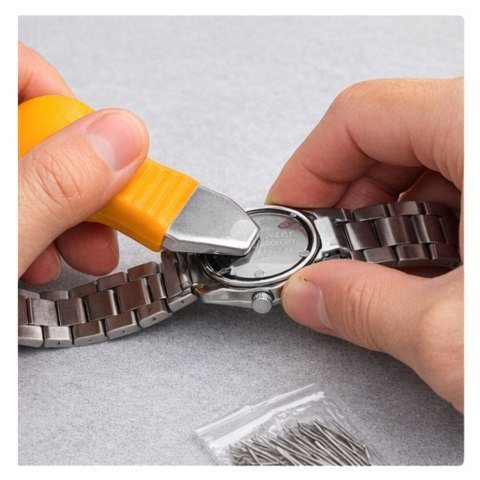 LEAN Zestaw Naprawczy Do Zegarków Profesjonalne Narzędzia Etui 147 el.