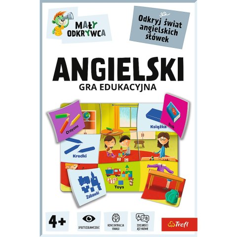 Trefl Gry Gra dla dzieci Angielski Mały Odkrywca Trefl 02812