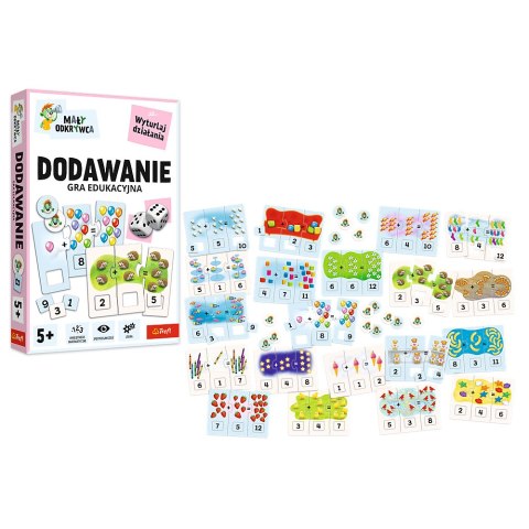 Trefl Gry Gra dla dzieci Dodawanie Mały odkrywca Trefl 02805