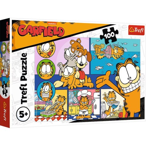Trefl Puzzle Puzzle - 100 - Leniwy Garfield - Trefl 16521