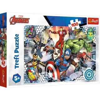 Trefl Puzzle Puzzle - 100 - Sławni Avengers - Disney Marvel The Avengers - Trefl 16454