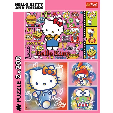 Trefl Puzzle Puzzle - 2x200 - Hello Kitty i przyjaciele - Hello Kitty - Trefl 13336