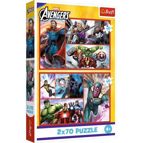 Trefl Puzzle Puzzle - 2x70 - Zostań bohaterem - Avengers - Trefl 34439