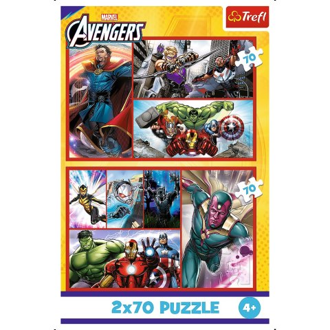 Trefl Puzzle Puzzle - 2x70 - Zostań bohaterem - Avengers - Trefl 34439