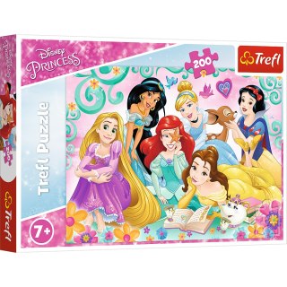 Trefl Puzzle Puzzle - 200 - Radosny świat księżniczek - Disney Princess - Trefl 13268