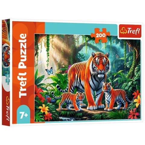 Trefl Puzzle Puzzle - 200 - Tygrysie zwyczaje - Trefl 13330