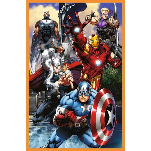 Trefl Puzzle Puzzle - 3x80 - Dni pełne akcji - Disney Marvel The Avengers - Trefl 34883
