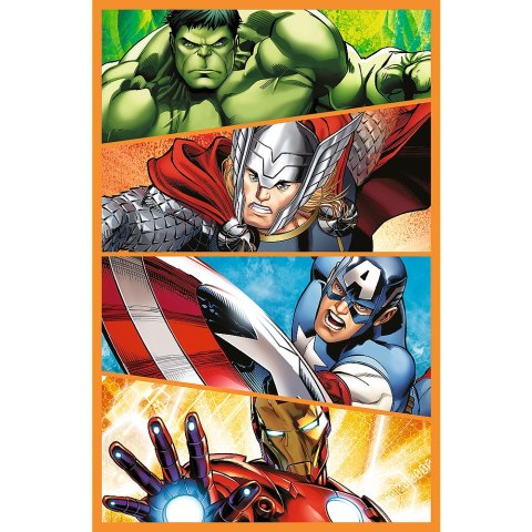 Trefl Puzzle Puzzle - 3x80 - Dni pełne akcji - Disney Marvel The Avengers - Trefl 34883