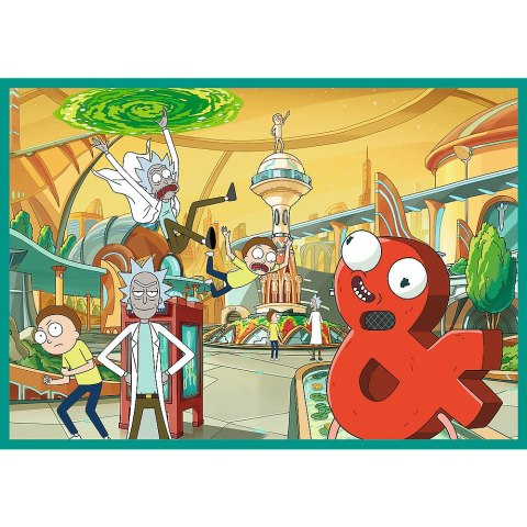 Trefl Puzzle Puzzle - 4x250 - Zakręcony świat Ricka i Morty'ego - Warner Rick and Morty - Trefl 13338