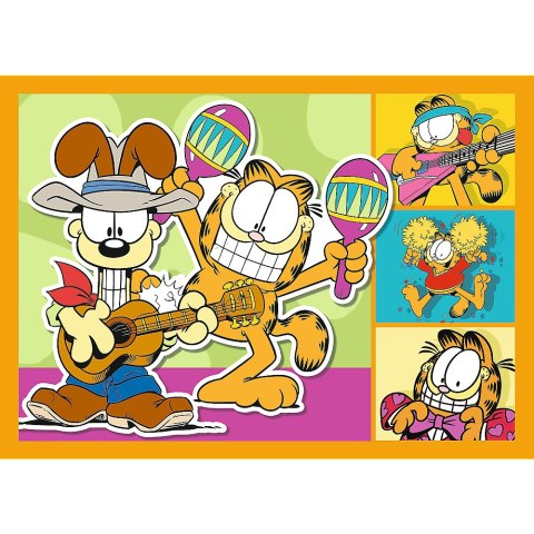 Trefl Puzzle Puzzle - 4w1 (35, 48, 54, 70) - Garfield Kocha lasanię - Trefl 34673