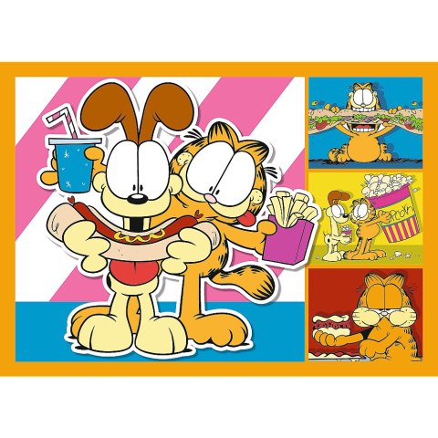 Trefl Puzzle Puzzle - 4w1 (35, 48, 54, 70) - Garfield Kocha lasanię - Trefl 34673