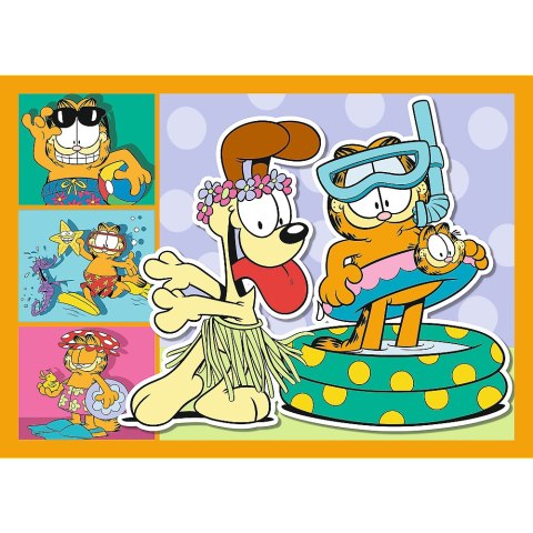 Trefl Puzzle Puzzle - 4w1 (35, 48, 54, 70) - Garfield Kocha lasanię - Trefl 34673