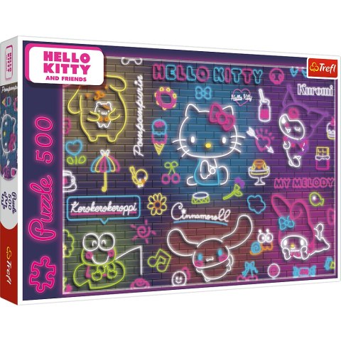 Trefl Puzzle Puzzle - 500 - Neon Hello Kitty - Trefl 37523