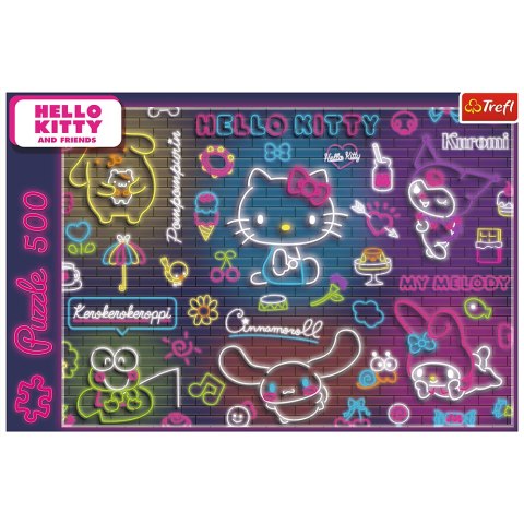 Trefl Puzzle Puzzle - 500 - Neon Hello Kitty - Trefl 37523