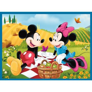 Trefl Puzzle Puzzle + MEMOS - 2w1 (30,48) - Poznaj bohaterów Disney - Myszka Miki - Trefl 93344