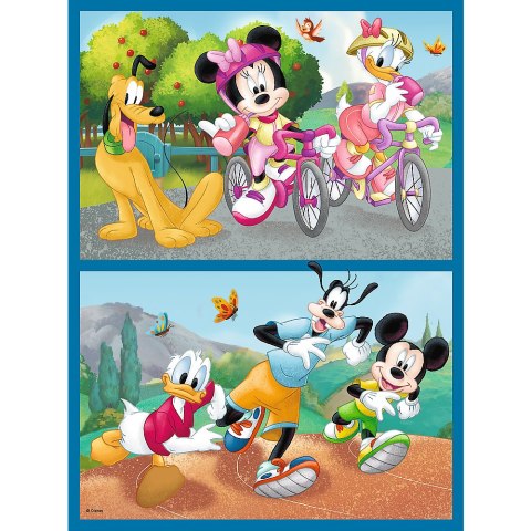 Trefl Puzzle Puzzle + MEMOS - 2w1 (30,48) - Poznaj bohaterów Disney - Myszka Miki - Trefl 93344