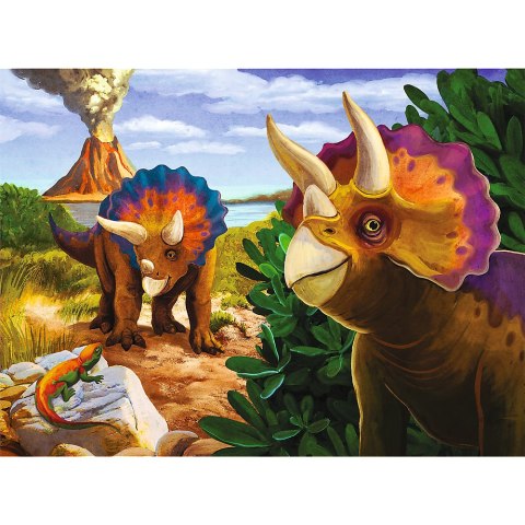 Trefl Puzzle Puzzle - miniMaxi - 20 - Poznaj świat dinozaurów - Trefl 56036