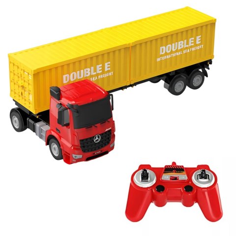 Double E Ciężarówka Z Kontenerem Mercedes-Benz Arocs Zdalnie Sterowana RC 1:26