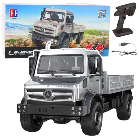 Double E Samochód Terenowy Mercedes Unimog Zdalnie Sterowany RC 4x4 1:20
