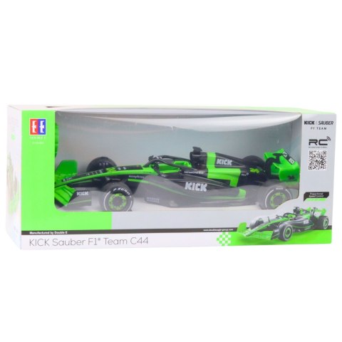 Double E Wyścigówka Zdalnie Sterowana RC Sauber F1 C44 Czarno-Zielona 1:16