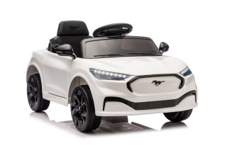 LEAN CARS Auto Na Akumulator Ford Mustang Mach-E Biały 24V