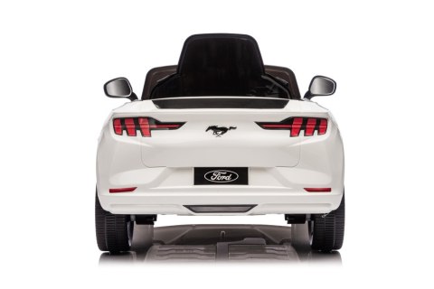 LEAN CARS Auto Na Akumulator Ford Mustang Mach-E Biały 24V