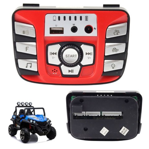 LEAN CARS Panel Muzyczny do Pojazdu na Akumulator S2588