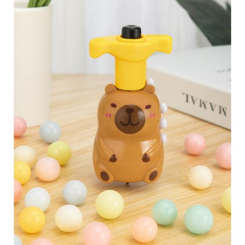 LEAN TOYS Bączek Kapibara Interaktywna Światła LED Melodie 12,5 CM