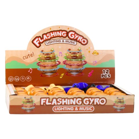 LEAN TOYS Bączek Kapibara Interaktywna Światła LED Melodie 12,5 CM