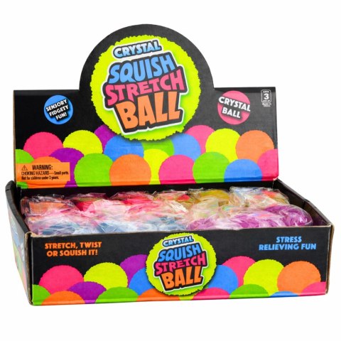 LEAN TOYS Gniotek Antystresowy Sensoryczny Do Ugniatania Ściskania 6cm Mix