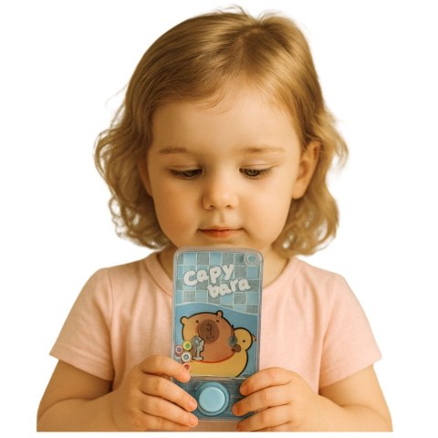 LEAN TOYS Gra Zręcznościowa Wodna Kapibara Kółeczka Mix kolor 12,5 cm