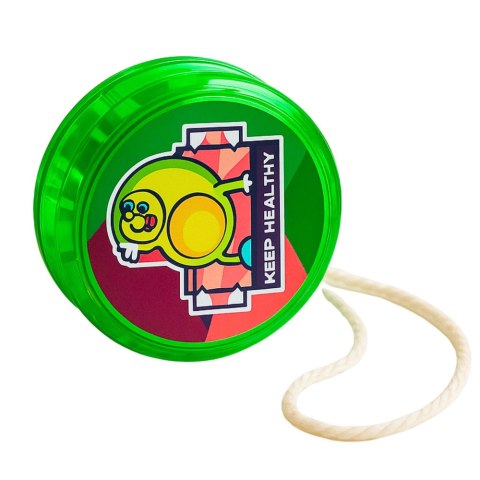 LEAN TOYS Klasyczne Jojo Zabawka Zręcznościowa YoYo Światła 6 cm Mix