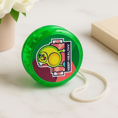 LEAN TOYS Klasyczne Jojo Zabawka Zręcznościowa YoYo Światła 6 cm Mix