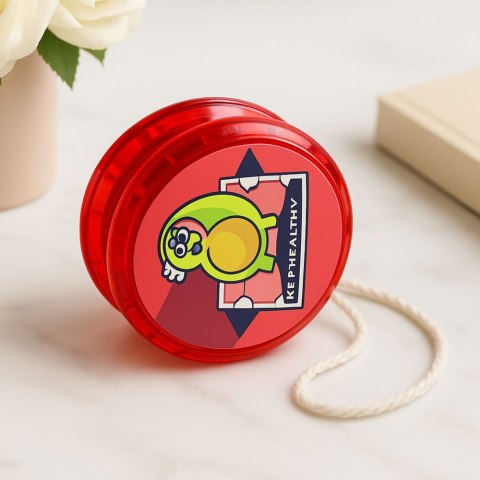 LEAN TOYS Klasyczne Jojo Zabawka Zręcznościowa YoYo Światła 6 cm Mix