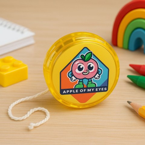 LEAN TOYS Klasyczne Jojo Zabawka Zręcznościowa YoYo Światła 6 cm Mix