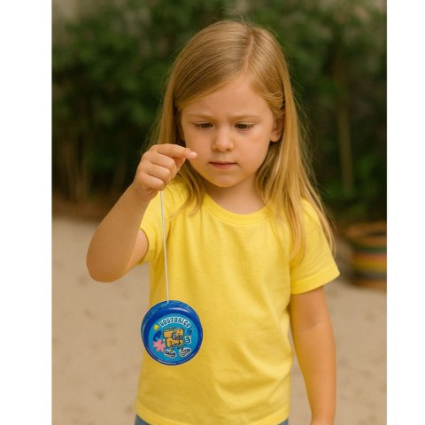 LEAN TOYS Klasyczne Jojo Zabawka Zręcznościowa YoYo Światła 6 cm Mix