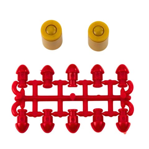 LEAN TOYS Mini Pistolet Broń Na Naboje I Łuski Czarny 13,5 cm