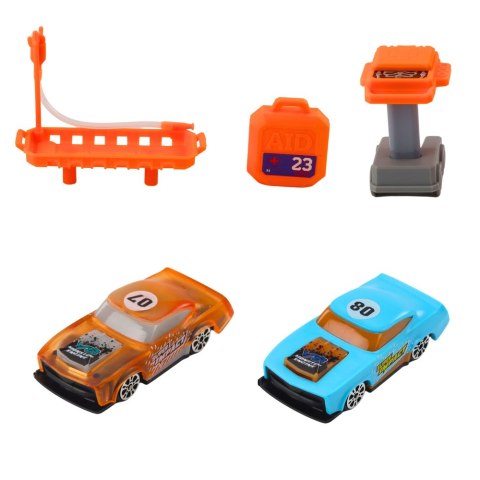 LEAN Toys Ambulans Karetka Miejska Pojazd Medyczny Napęd Światła Dźwięki