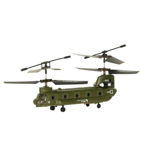 LEAN Toys Helikopter Śmigłowiec Zdalnie Sterowany RC Syma S026H-1 Zielony Khaki