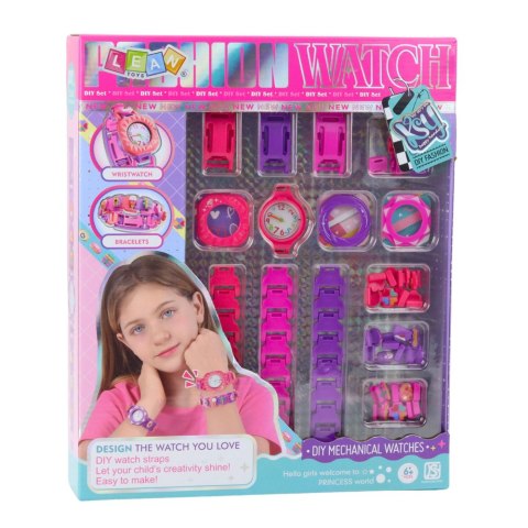 LEAN Toys Zestaw Kreatywny Do Robienia Zegarków Bransoletek DIY